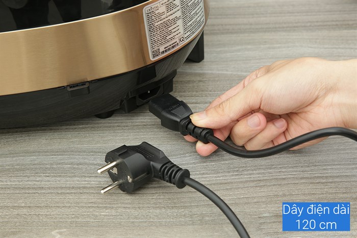 Nồi cơm điện tử Crystal 1.8 lít JS-E50C Màu Vàng đồng