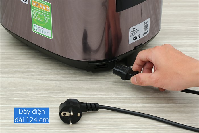 Nồi cơm điện tử BlueStone 1.5 lít RCB-5946 Màu Tím than