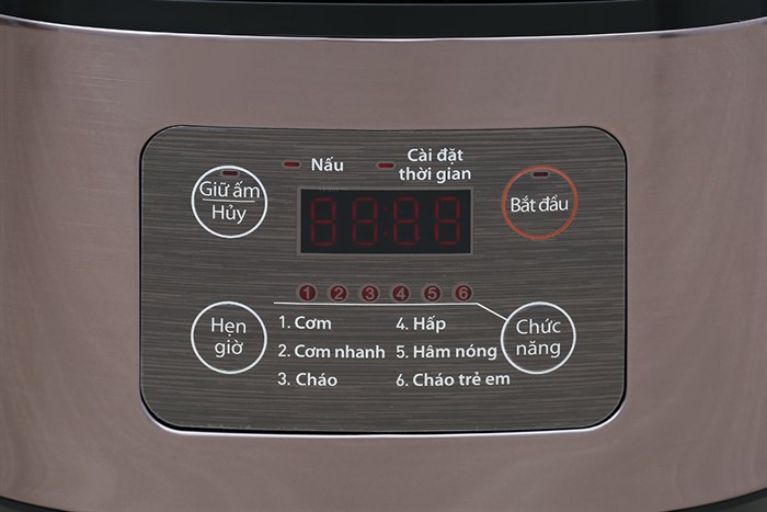 Nồi cơm điện tử BlueStone 1.5 lít RCB-5946 Màu Tím than