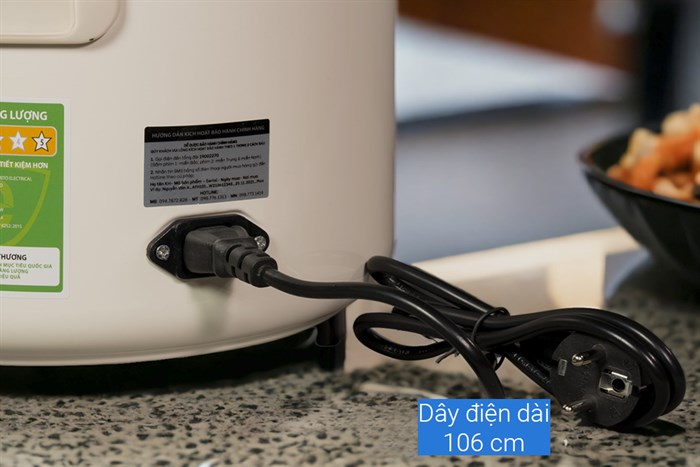 Nồi cơm nắp gài Hawonkoo 1.5 lít RCH-154-CE Màu Trắng