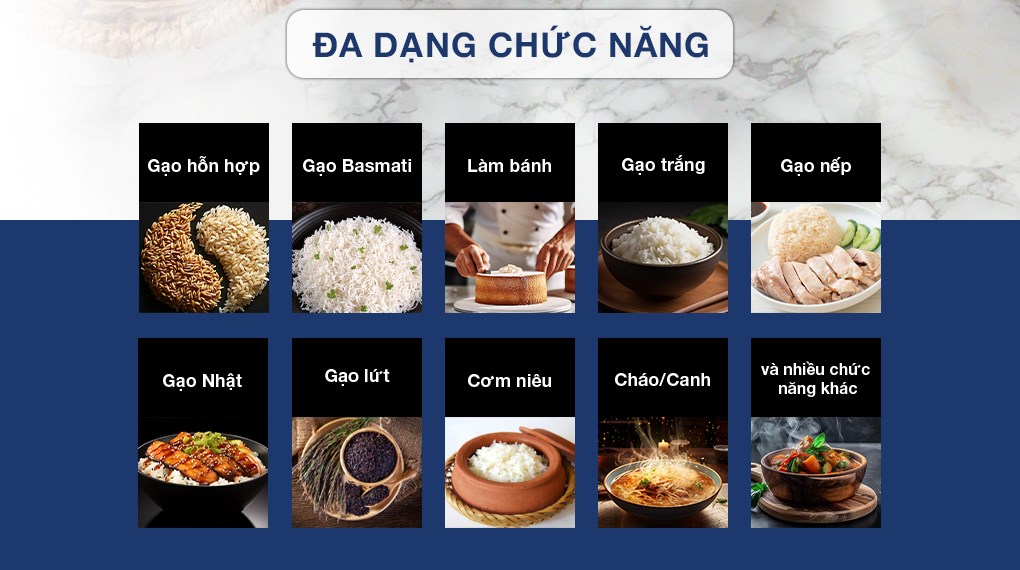 Nồi cơm cao tần Tefal 1.8 lít RK818A68