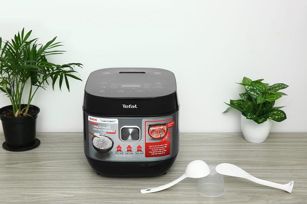 Nồi cơm điện tử Tefal 1.8 lít Delirice Plus RK776B68 - Thiết kế