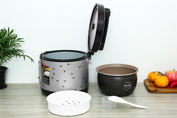 Nồi cơm nắp gài Sunhouse 1.8 lít SHD8630 Màu Xám đậm