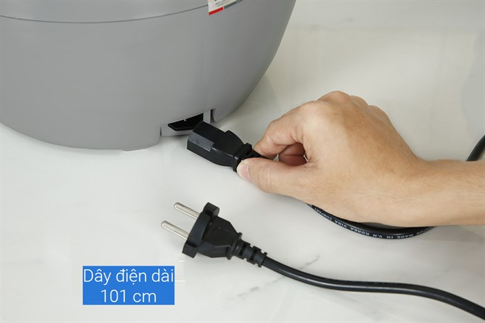 Nồi cơm nắp gài Sunhouse 1.8 lít SHD8663G Màu Xám