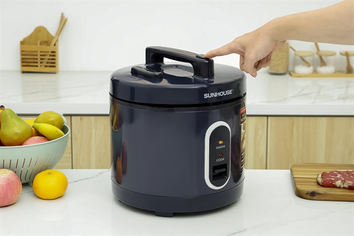 Nồi cơm nắp gài Sunhouse 3 lít SHD8309 Màu Xanh than