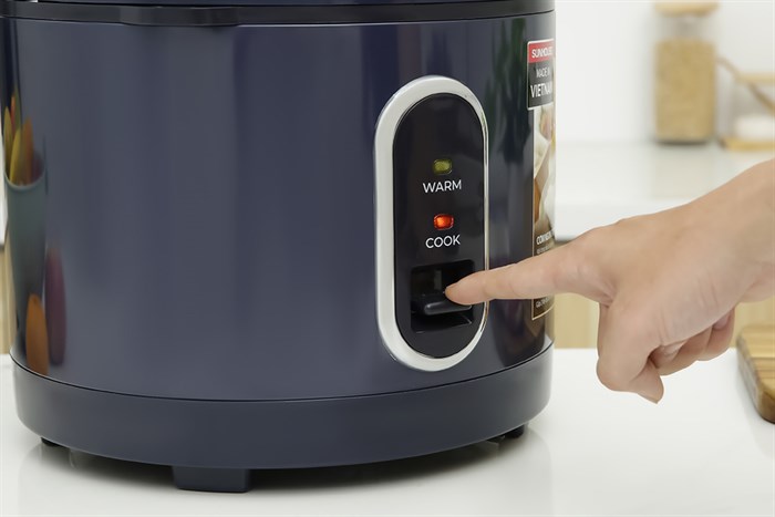 Nồi cơm nắp gài Sunhouse 3 lít SHD8309 Màu Xanh than