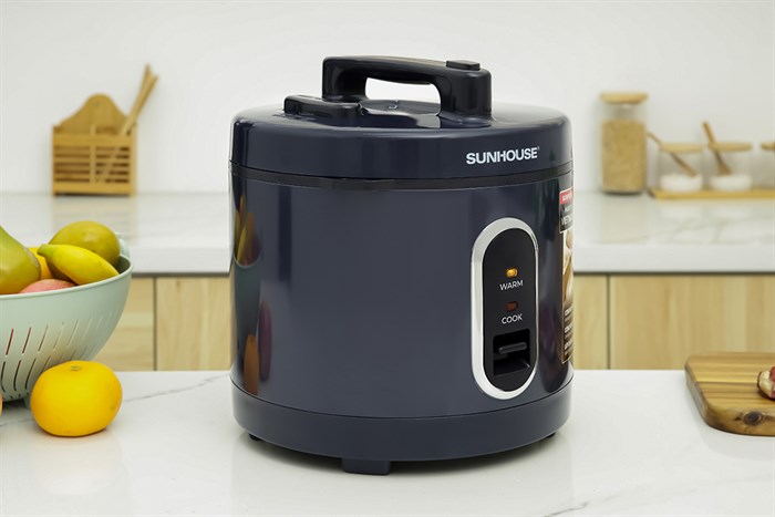 Nồi cơm nắp gài Sunhouse 3 lít SHD8309 Màu Xanh than