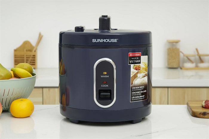 Nồi cơm nắp gài Sunhouse 3 lít SHD8309 Màu Xanh than