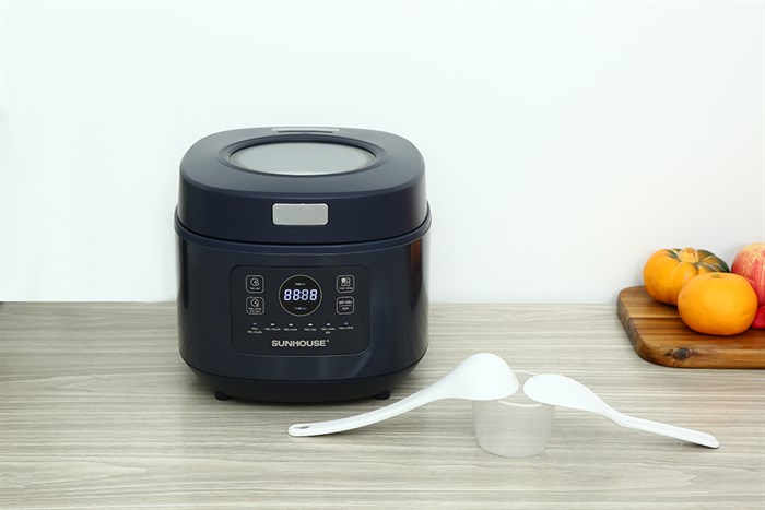 Nồi cơm điện tử Sunhouse 1 lít SHD8802 Màu Xanh dương đậm