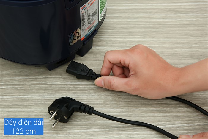 Nồi cơm điện tử Sunhouse 1 lít SHD8802 Màu Xanh dương đậm