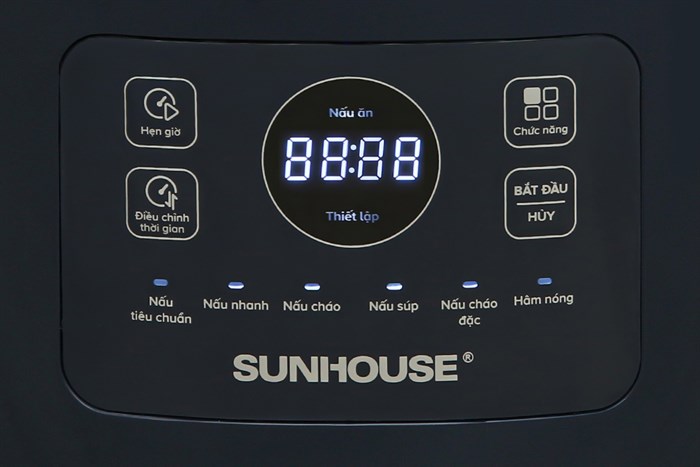 Nồi cơm điện tử Sunhouse 1 lít SHD8802 Màu Xanh dương đậm