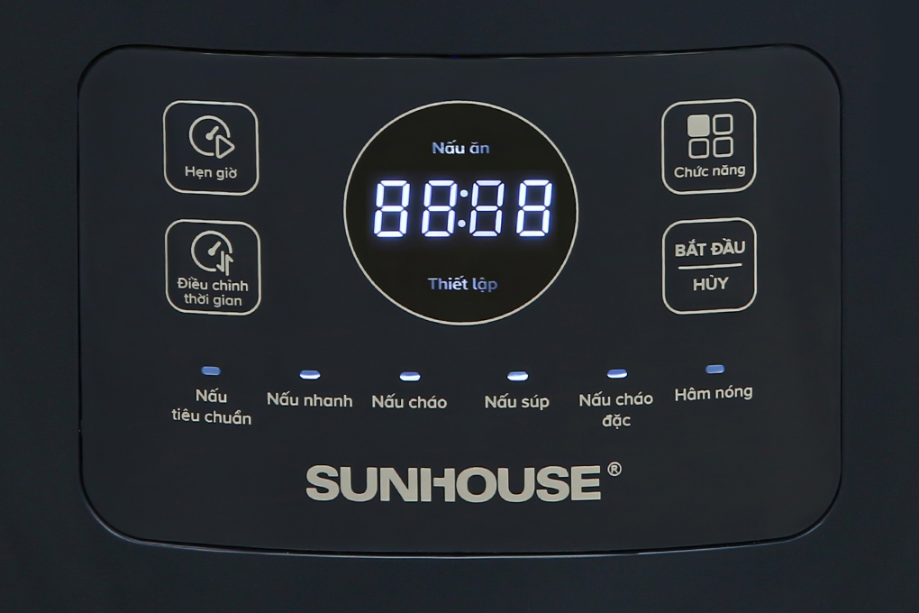 Nồi cơm điện tử Sunhouse 1 lít SHD8802 Màu Xanh dương đậm