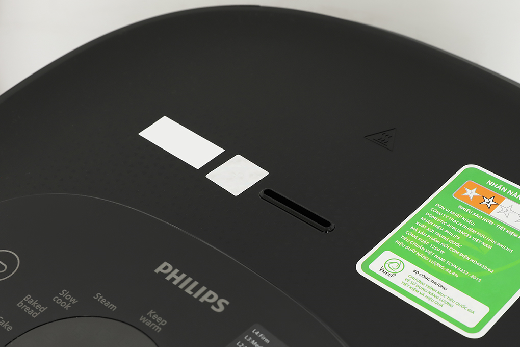 Nồi cơm cao tần Philips 1.5 lít HD4539/62 Màu Đen