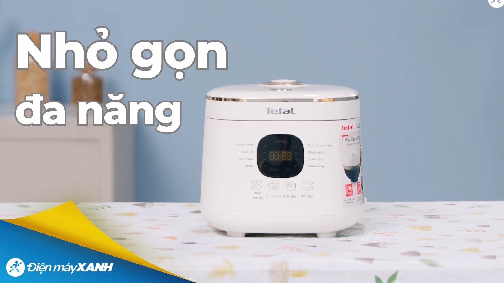 Nồi cơm điện tử Tefal 0.7 lít RK515168