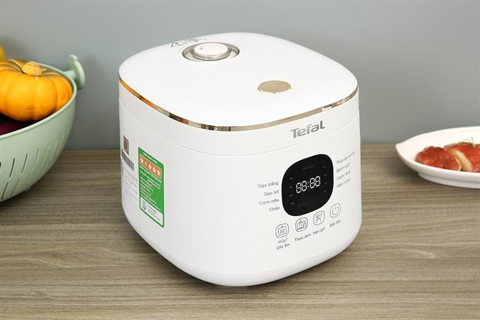 Nồi cơm điện tử Tefal 0.7 lít RK515168 Màu Trắng