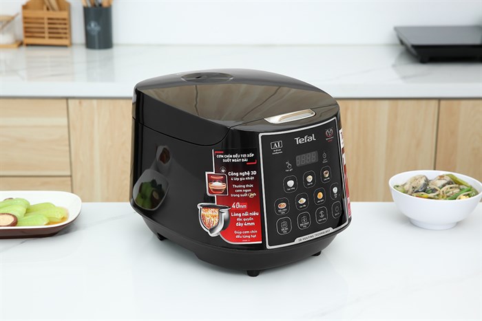 Nồi cơm điện tử Tefal 1.8 lít RK737868 Màu Đen