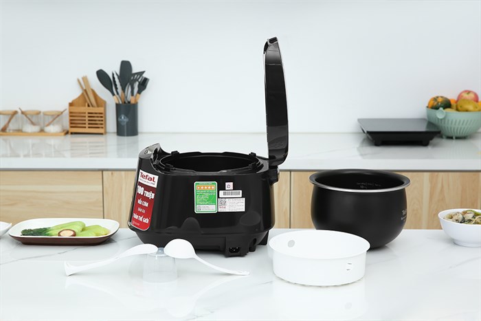 Nồi cơm điện tử Tefal 1.8 lít RK737868 Màu Đen