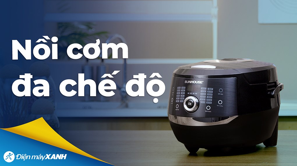 Nồi cơm điện tử Sunhouse 1.8 lít SHD8911