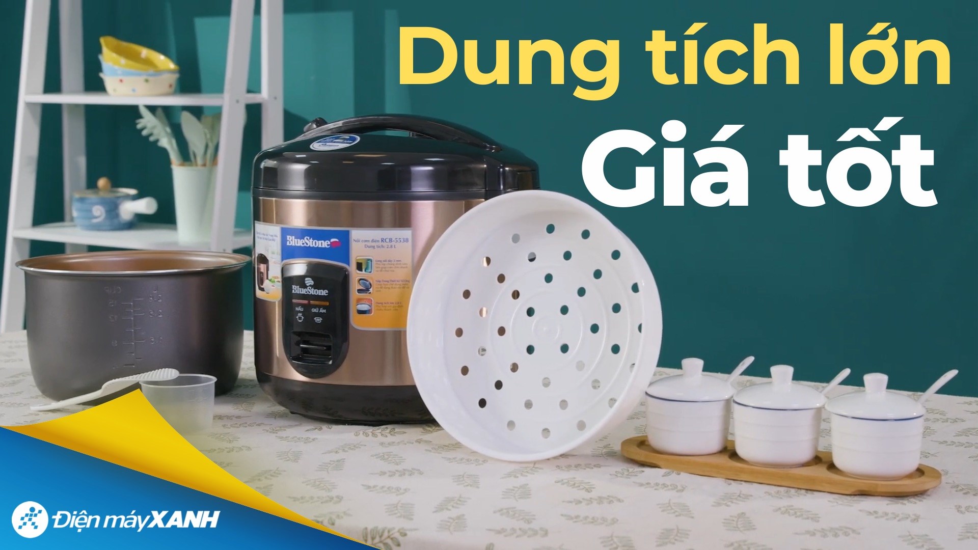 Nồi cơm nắp gài BlueStone 2.8 lít RCB-5538