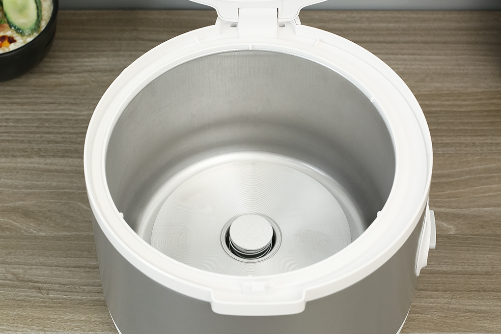 Nồi cơm nắp gài Philips 1.8 lít HD3008/30 Màu Trắng - Xám