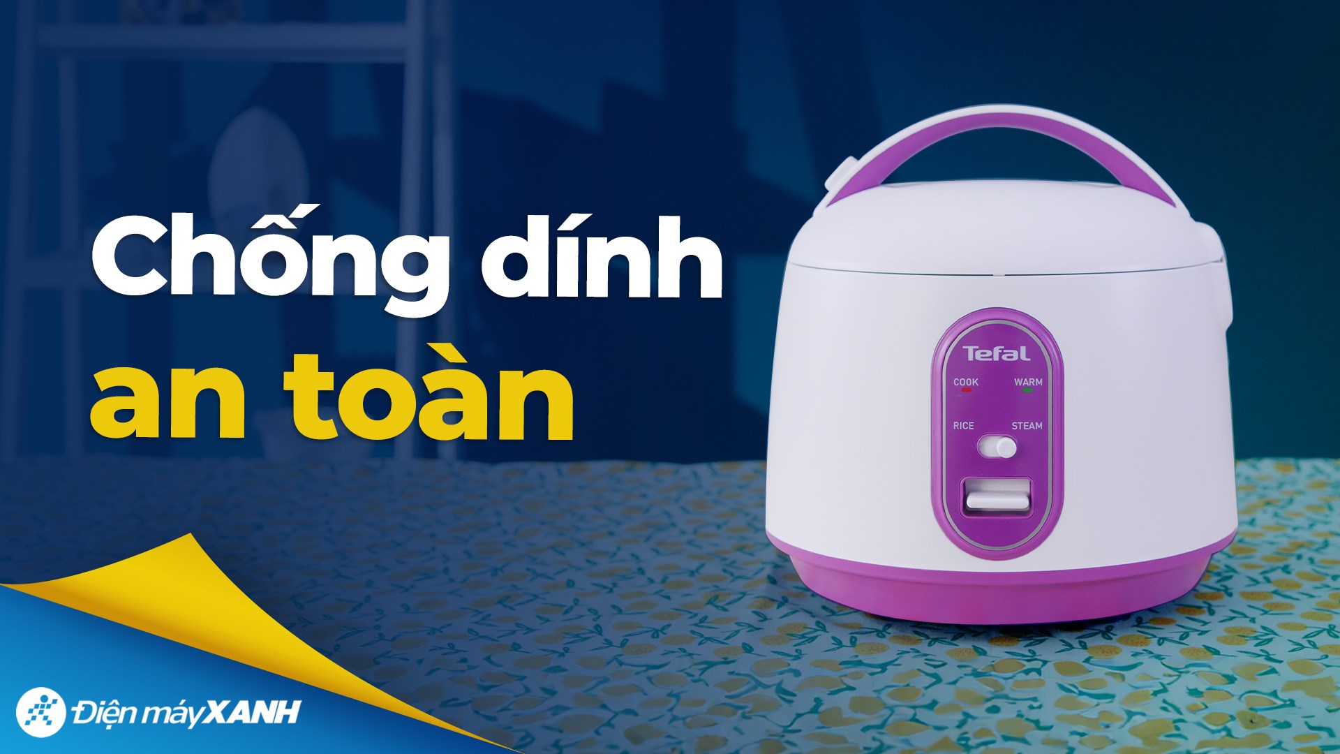 Nồi cơm nắp gài Tefal 0.7 lít RK224168