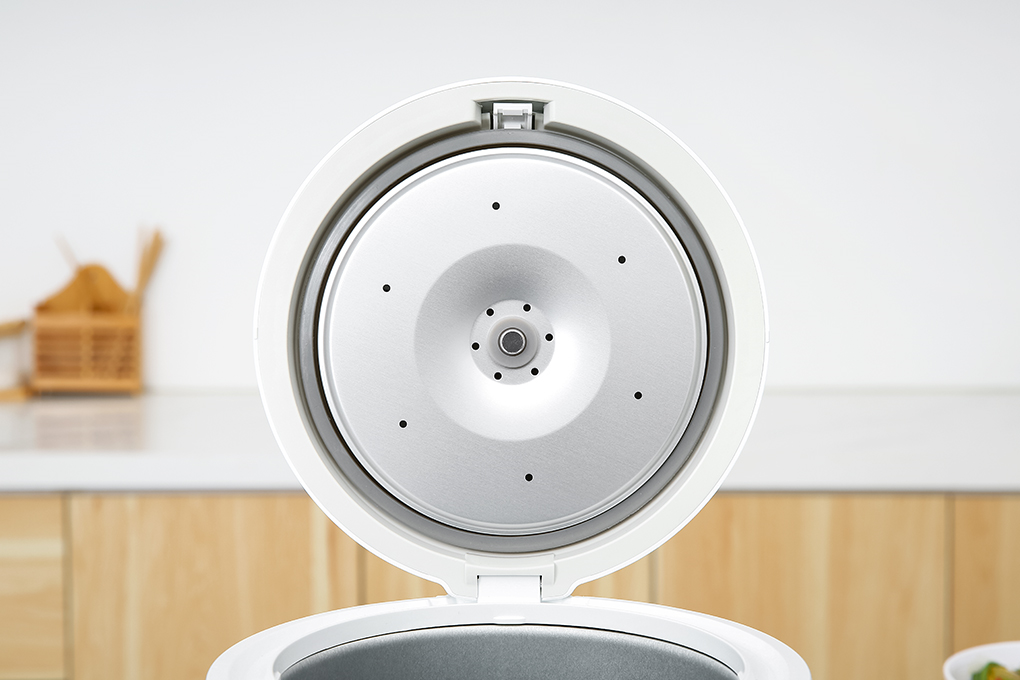 Nồi cơm nắp gài Tefal 0.7 lít RK224168 Màu Trắng - Tím