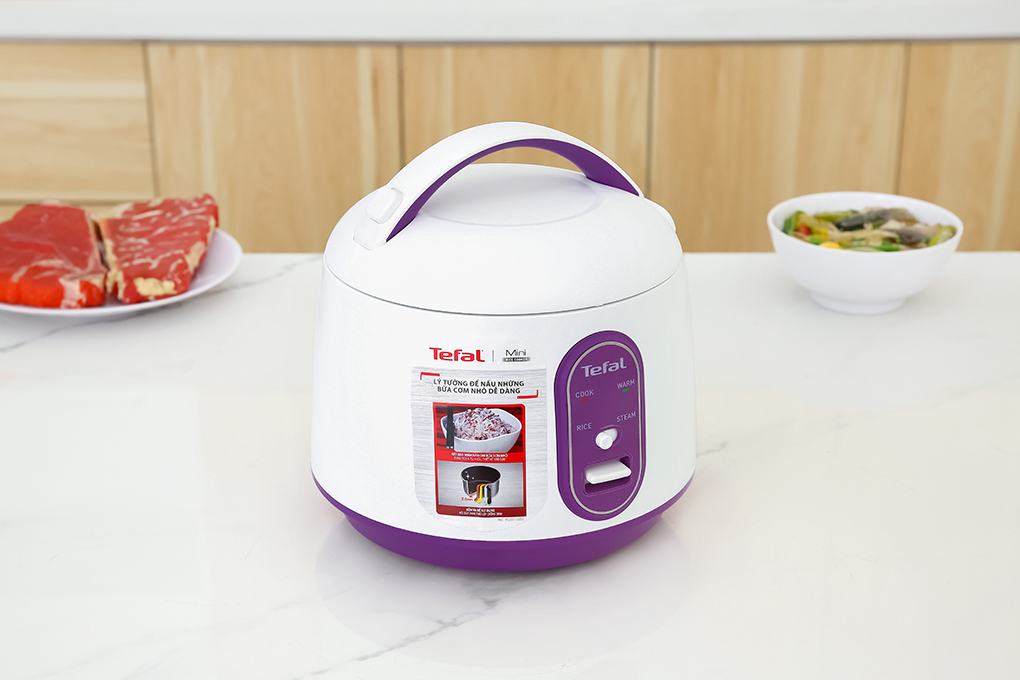 Nồi cơm nắp gài Tefal 0.7 lít RK224168 - Công nghệ nấu, công suất, dung tích