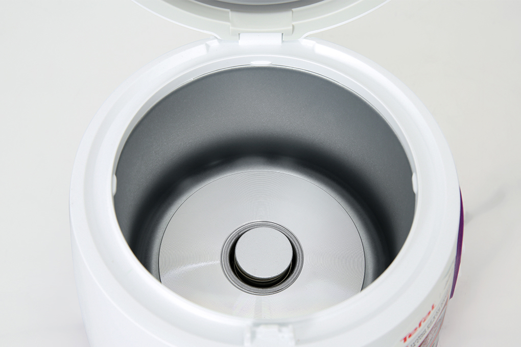 Nồi cơm nắp gài Tefal 0.7 lít RK224168 Màu Trắng - Tím
