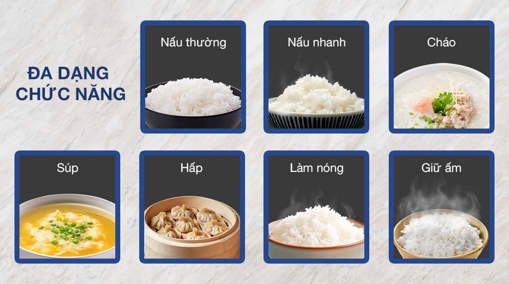 Nồi cơm điện tử Kangaroo 1.5 lít KG15RCE2