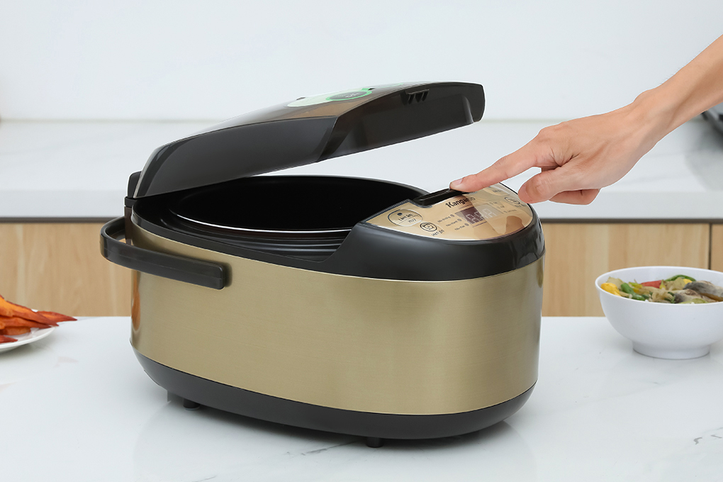 Nồi cơm điện tử Kangaroo 1.5 lít KG15RCE2 Màu Vàng