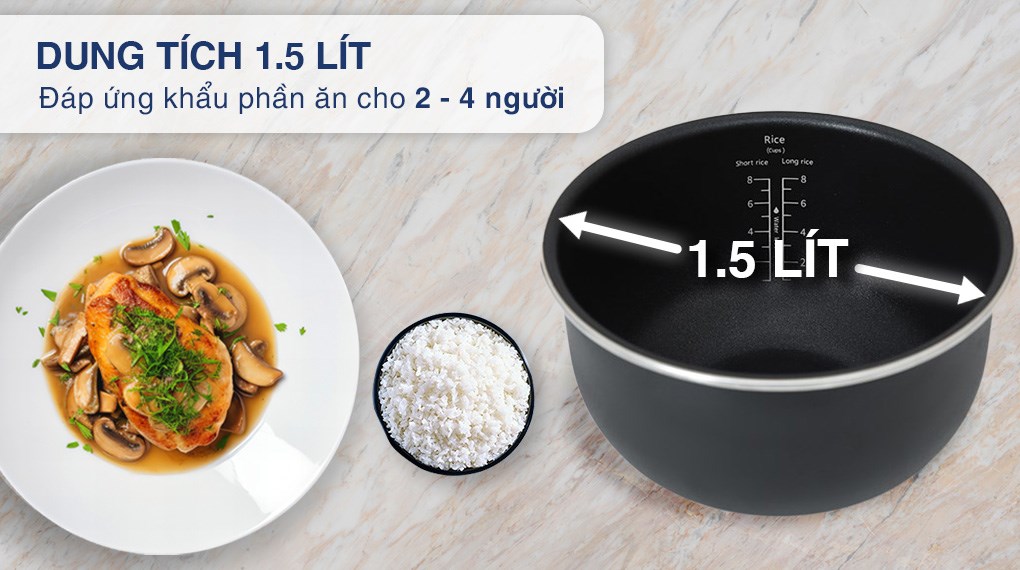 Nồi cơm cao tần Kangaroo 1.5 lít KG15RIH1