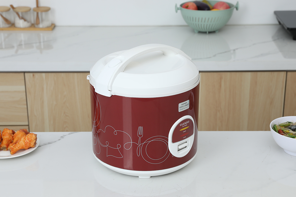 Nồi cơm nắp gài Cuckoo 1.8 lít CR-1001V/RDWHCRVNCV Màu Đỏ
