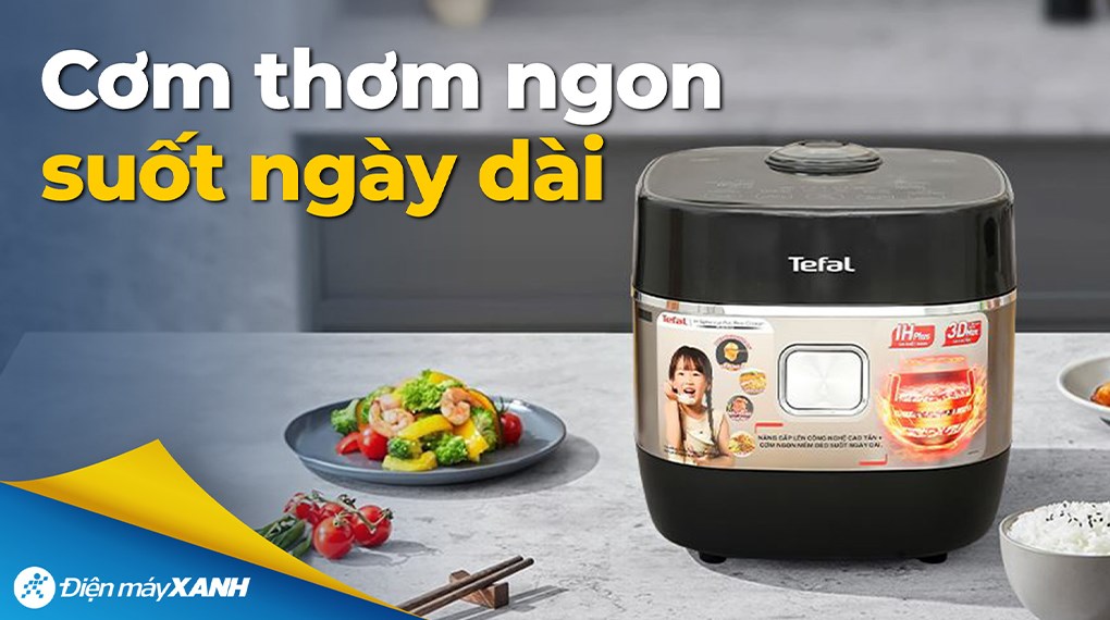 Nồi cơm cao tần Tefal Rice Master Max 1.8 lít RK819868