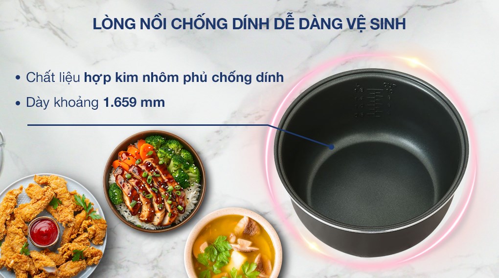 Nồi cơm điện tử Nagakawa 1.8 lít NER5556