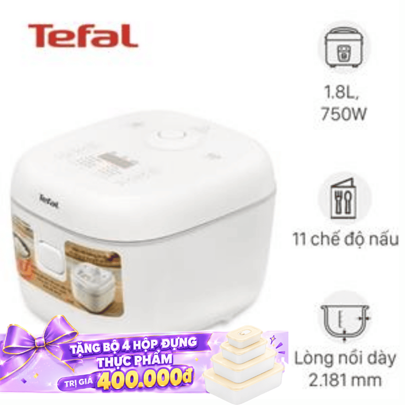 Nồi cơm điện tử Tefal 1.8 lít RK7711Y0