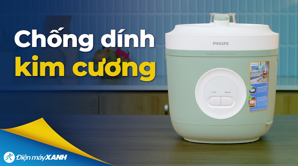 Nồi cơm nắp gài Philips 1.8 lít HD3212/32
