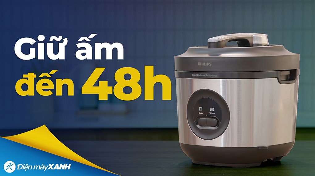 Nồi cơm nắp gài Philips 1.8 lít HD3213/31