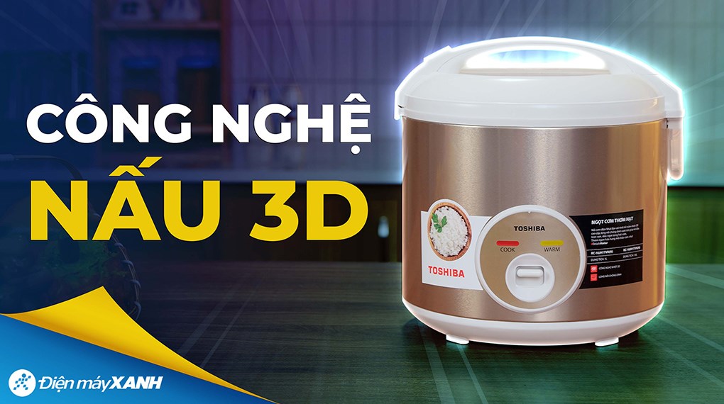 Nồi cơm nắp gài Toshiba 1 lít RC-10JH1TVN(N)