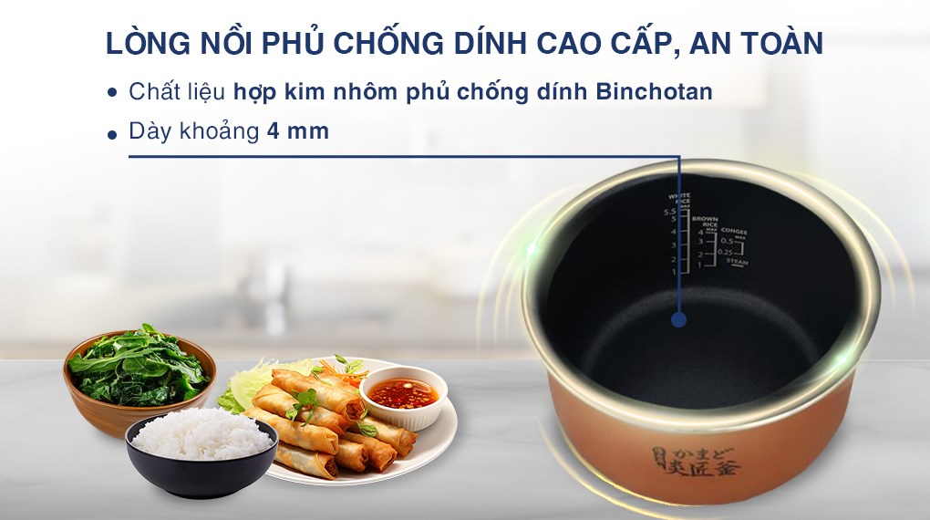 Nồi cơm điện tử Toshiba 1 lít RC-10DR5UVN(H)