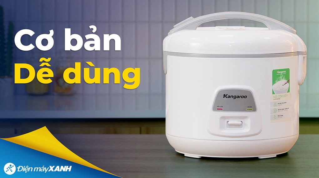 Nồi cơm nắp gài Kangaroo 1.8 lít KGRC18M8