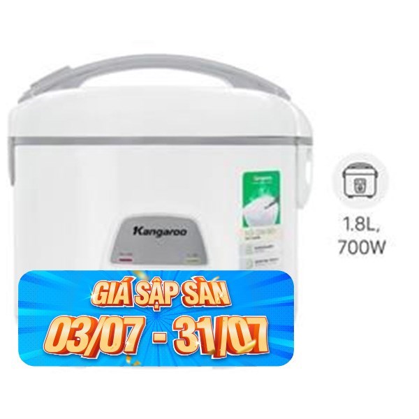 Nồi cơm nắp gài Kangaroo 1.8 lít KGRC18M8
