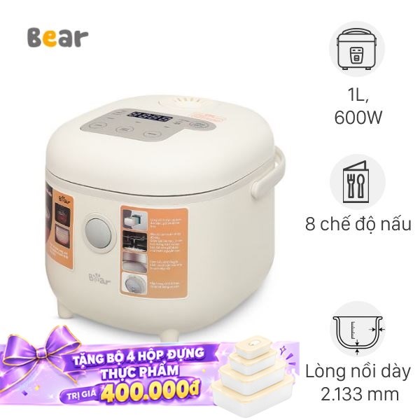 Nồi cơm điện tử Bear 1 lít RC-4H30U