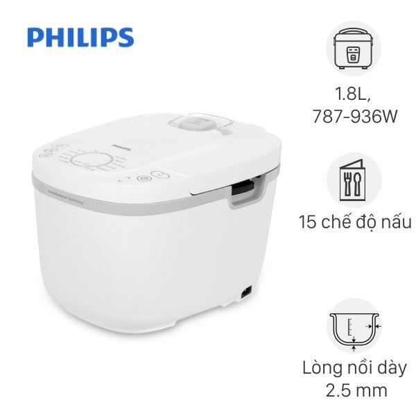 Nồi cơm điện tử Philips 1.8 lít HD4717/30