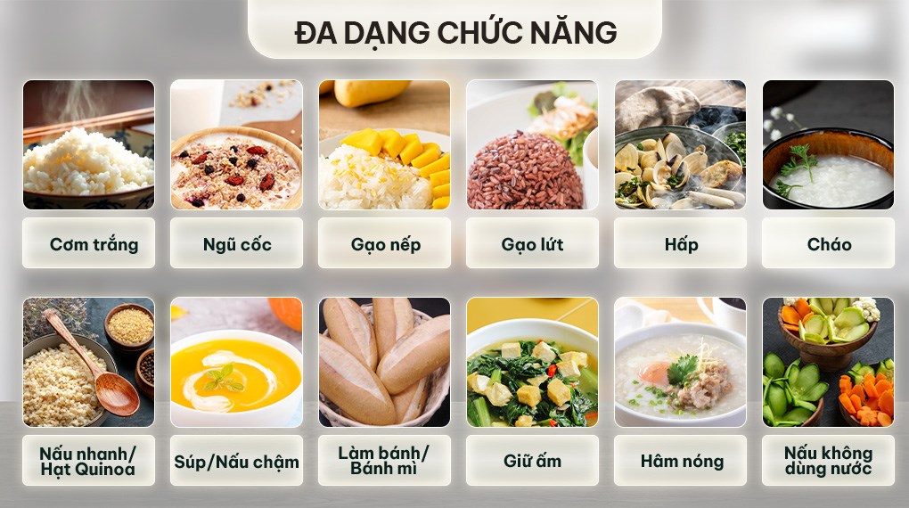 Nồi cơm điện tử Panasonic 1 lít SR-DL104WRA