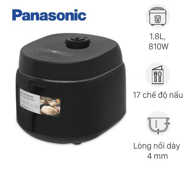 Nồi cơm điện tử Panasonic 1.8 lít SR-DM184KRA