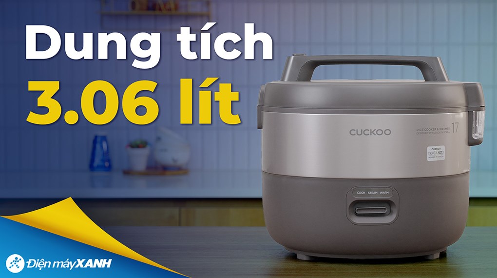 Nồi cơm nắp gài Cuckoo 3.06 lít CR-1755/KBBKCRVN