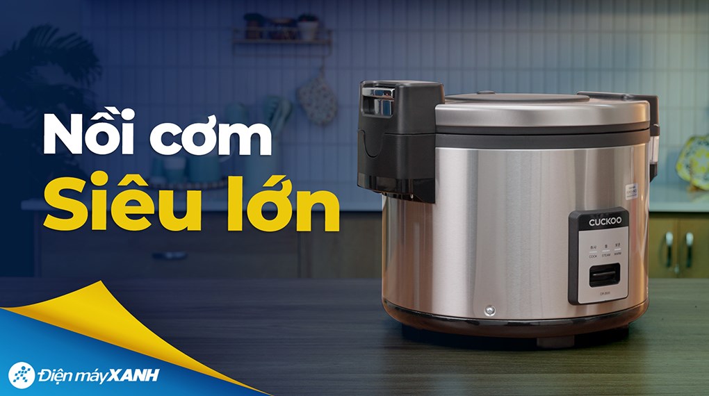Nồi cơm nắp gài Cuckoo 6.3 lít CR-3555/BKSTVNCRCV