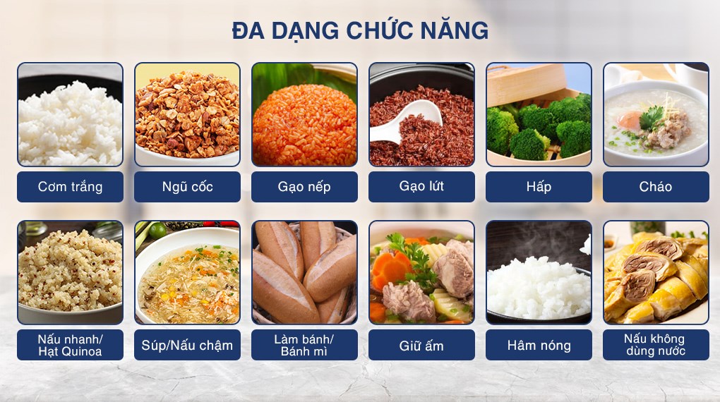 Nồi cơm điện tử Panasonic 1.8 lít SR-DL184WRA