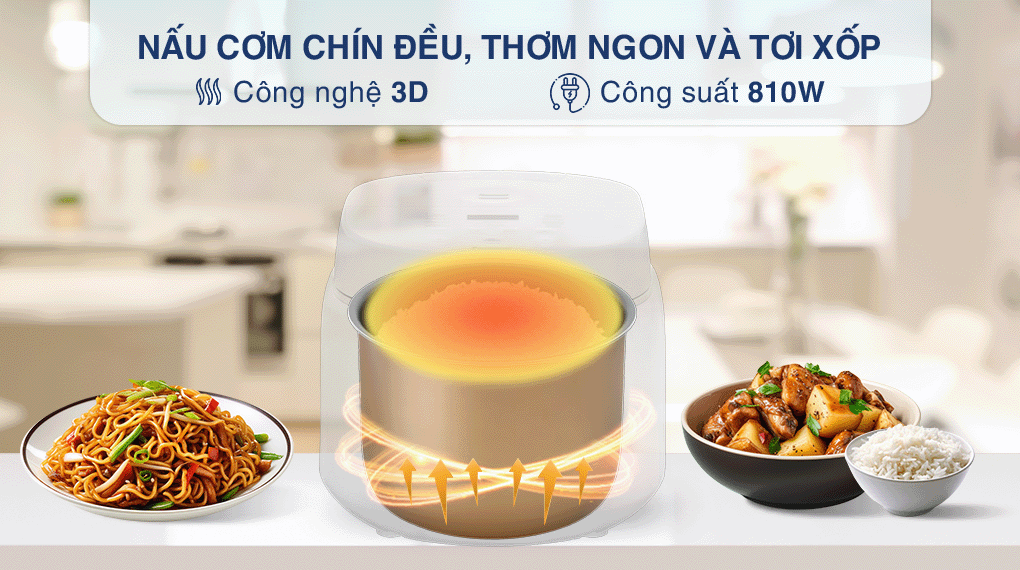 Nồi cơm điện tử Panasonic 1.8 lít SR-DL184WRA