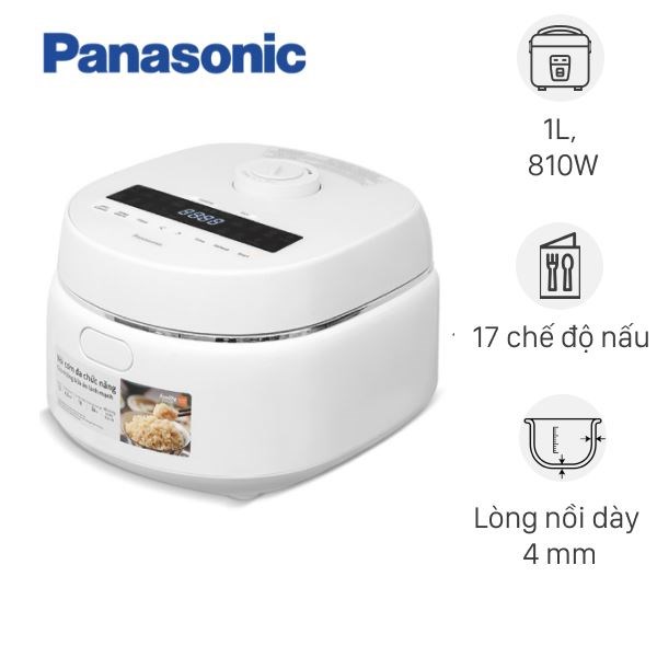 Nồi cơm điện tử Panasonic 1 lít SR-DK104WRA